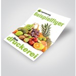 Flyer mit Rillung