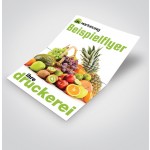 Flyer mit Rillung