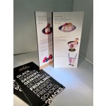 Karte 6-seitig / Endformat 140 x 297mm Hochformat
