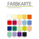 Farbkarte für Modell 1