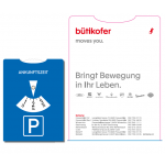 Kunden-Beispiel / Parkscheiben aus Karton