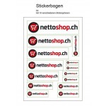 Sticker-Bogen, verschiedene Motive / Grössen möglich